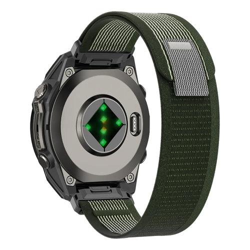 Bracelet trail loop premium Garmin Instinct 3 - 45mm (vert militaire)