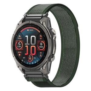 Bracelet trail loop premium Garmin Instinct 3 - 45mm (vert militaire)