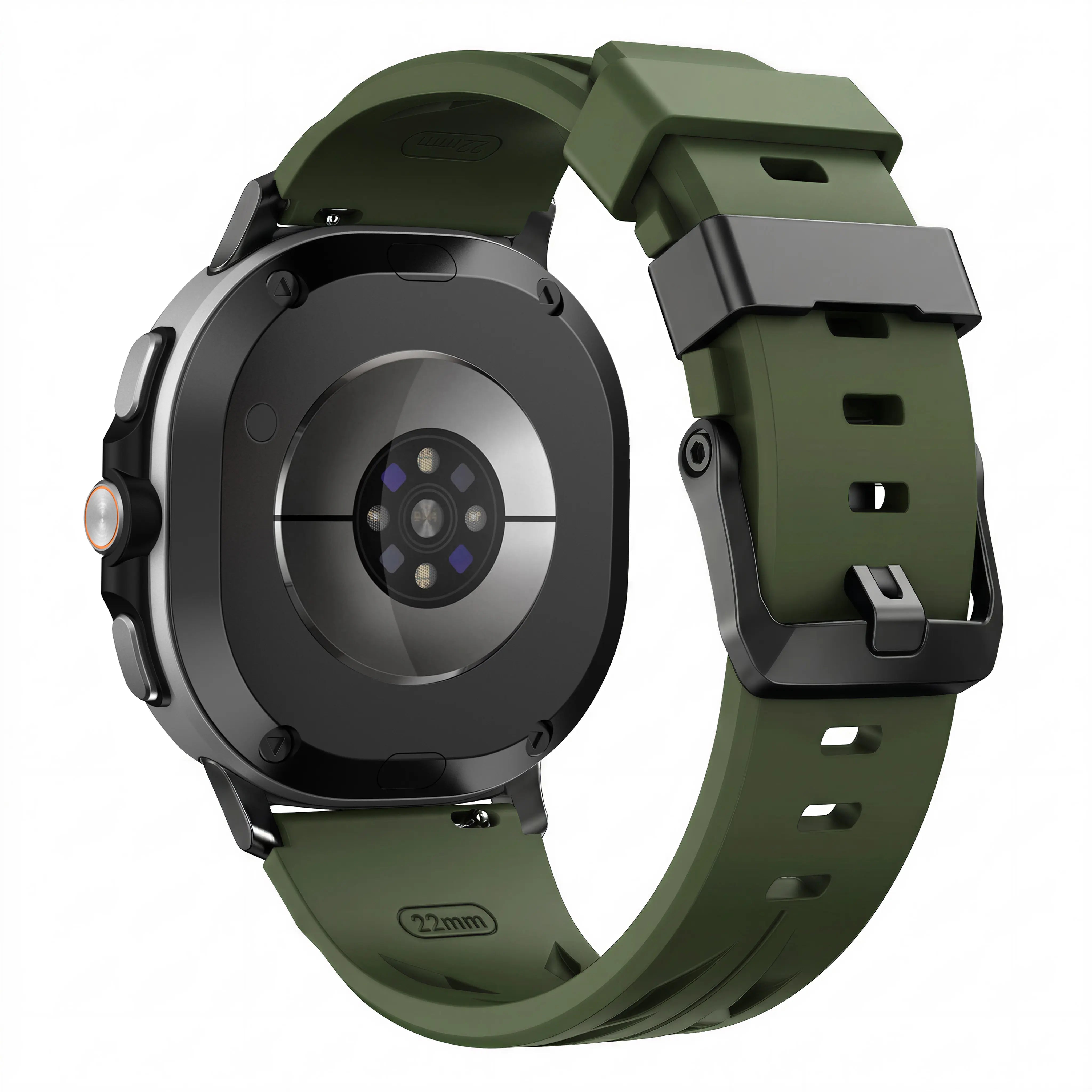Correa silicona race Samsung Galaxy Watch 8 Classic (verde militar)
