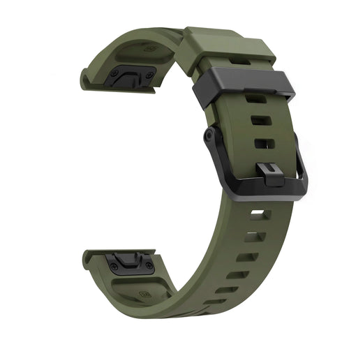 Garmin D2 Mach 2 - 47mm Race Silicone Strap (Army Green)