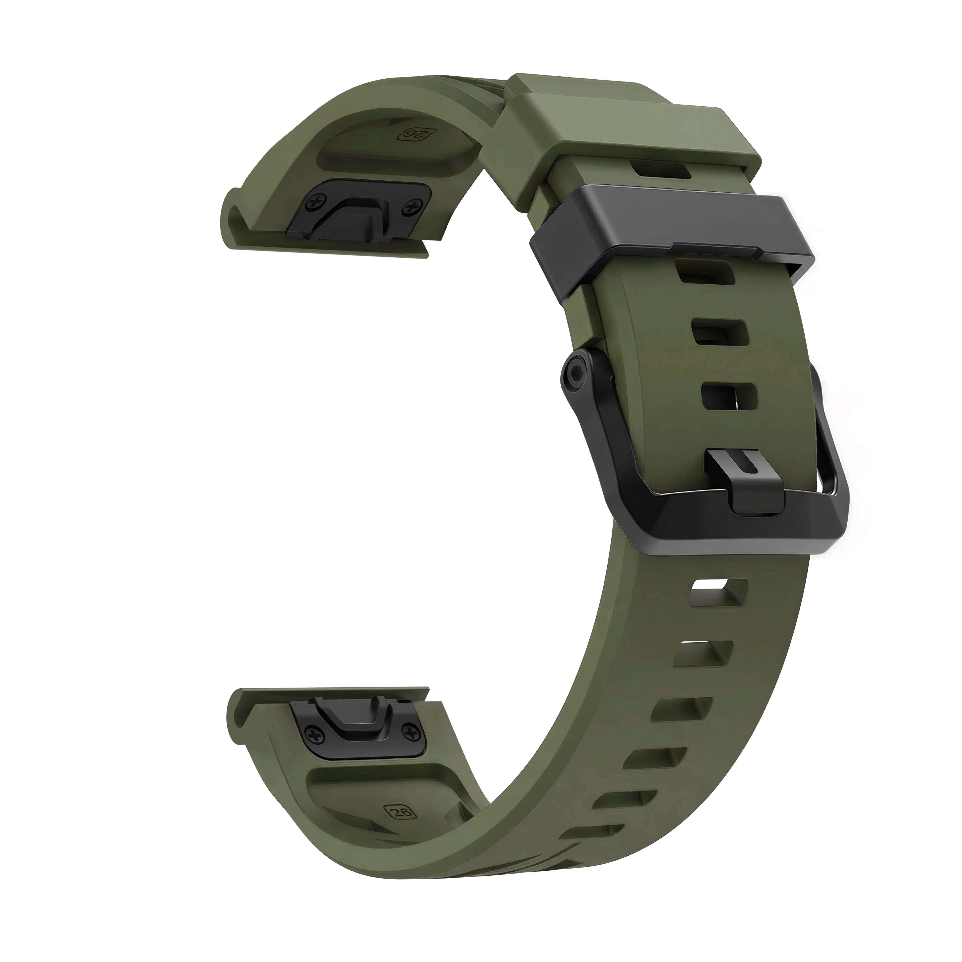 Garmin D2 Mach 2 - 47mm Race Silicone Strap (Army Green)