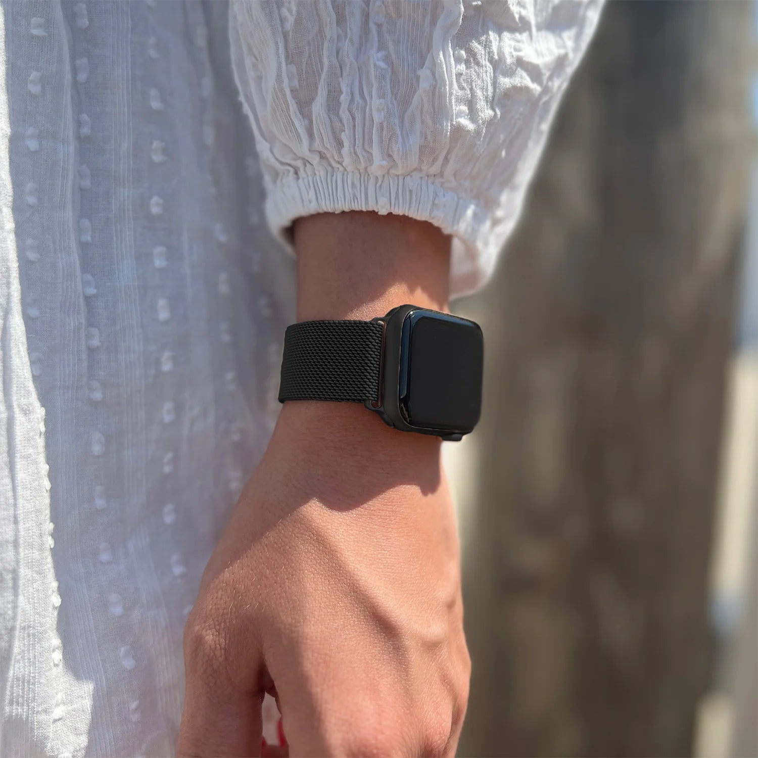 Correa Apple Watch Ultra milanesa (negro)