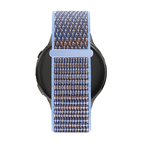Bandz Garmin Bounce 2 Nylon Loop Armband (Azurblau)