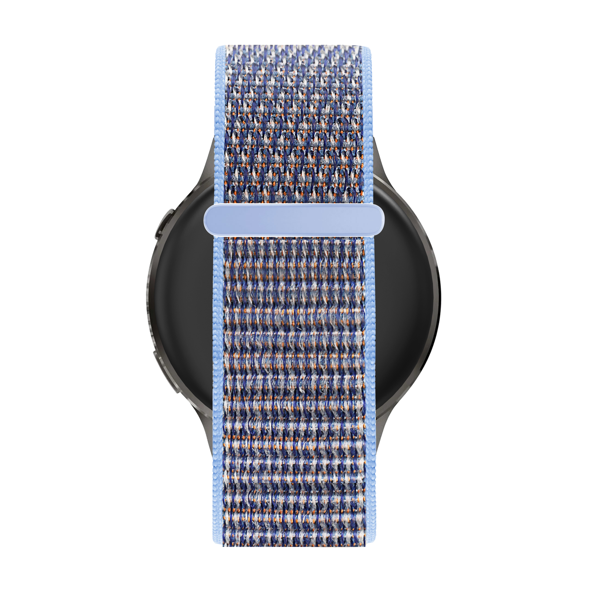 Bandz Garmin Bounce 2 Nylon Loop Armband (Azurblau)