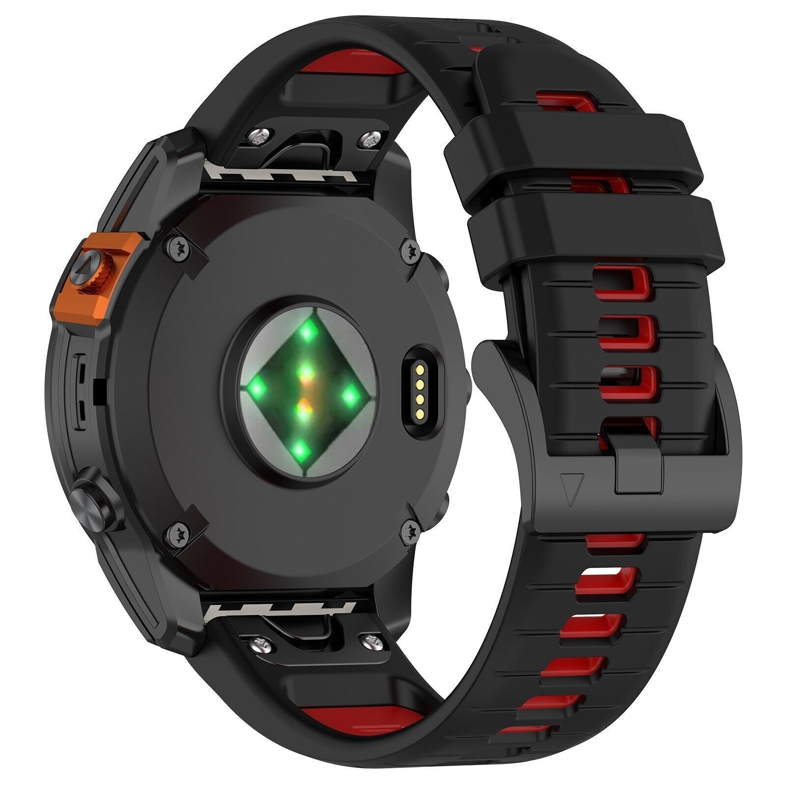 Correa deportiva con hebilla Garmin Forerunner 970 (negro/rojo)