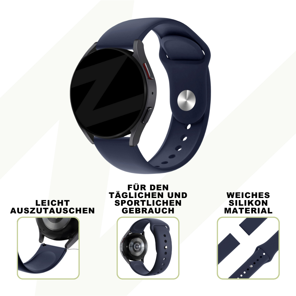 Bandz Coros Apex 42mm Sport Strap 'Deluxe' (Dark Blue)