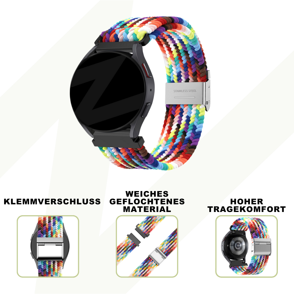 Bandz Correa nylon tejida Coros Apex 2 (arcoiris)