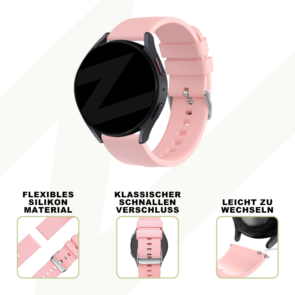 Bandz Correa silicona 'Deluxe' Coros Apex 2 Pro (rosa)
