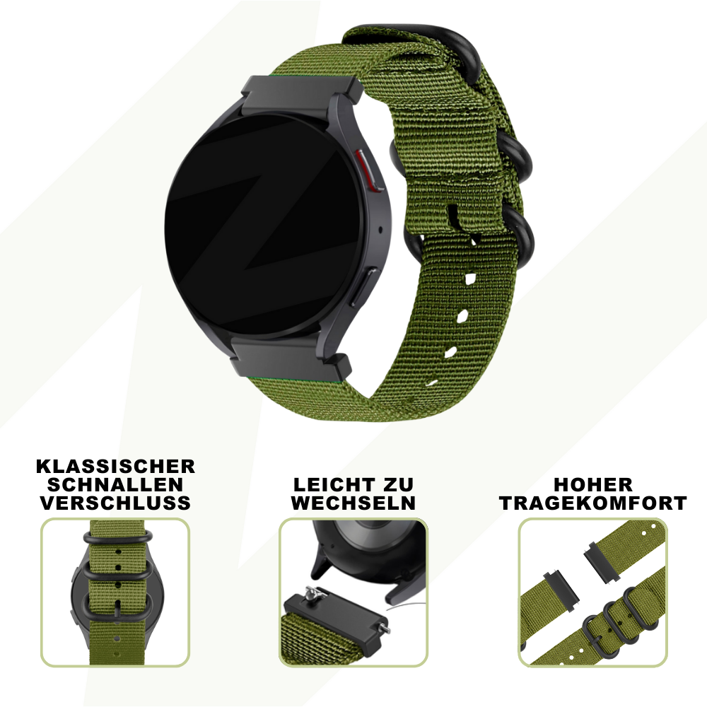 Bandz Correa nylon con hebilla Suunto Vertical (verde)
