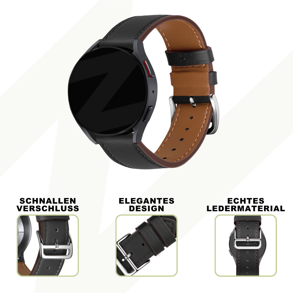 Bandz Correa cuero 'Deluxe' Suunto Vertical (negro)