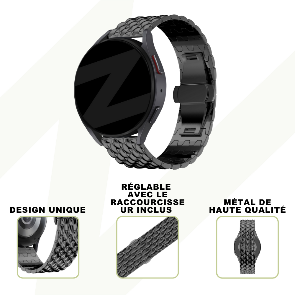 Bandz Correa acero 'Dragon' Suunto Vertical (negro)