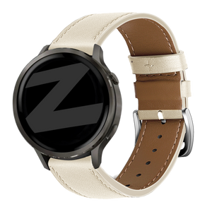 Bandz Correa cuero 'Deluxe' Garmin Forerunner 255s (beige)