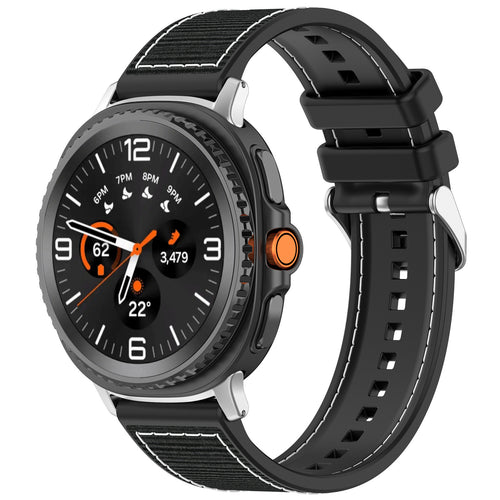 Correa nylon híbrida Samsung Galaxy Watch 8 - 40mm (negro)