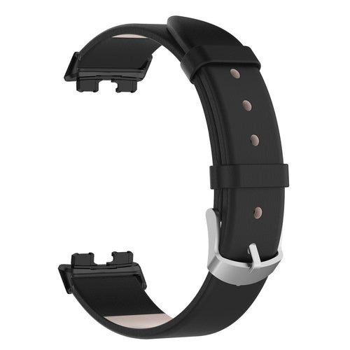 Correa cuero Huawei Band 10 (negra)