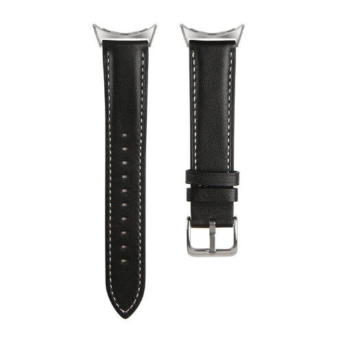Bracelet cuir Google Pixel Watch 4 - 45mm (noir)