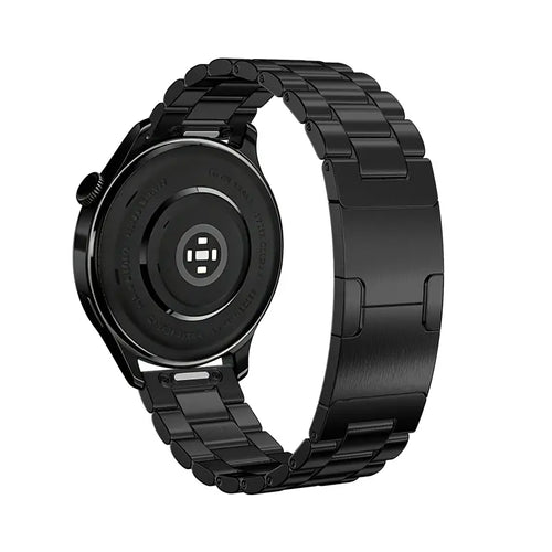 Amazfit Active Max One Push' Steel Strap (Black)