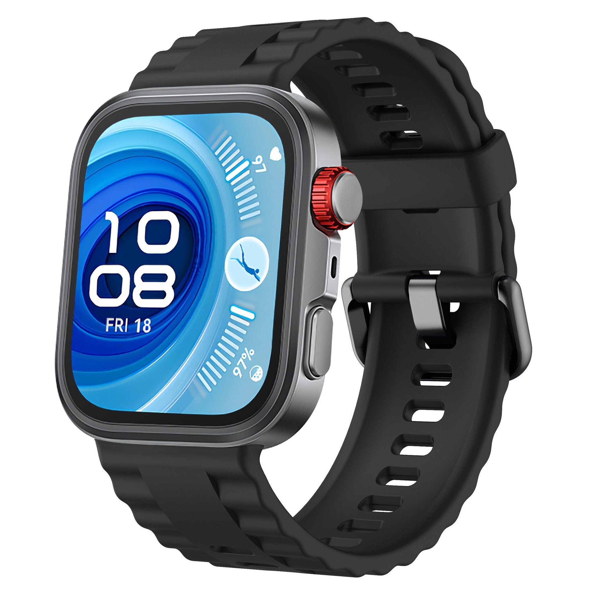 Correa silicona Classic Huawei Watch Fit 4 Pro (negro)