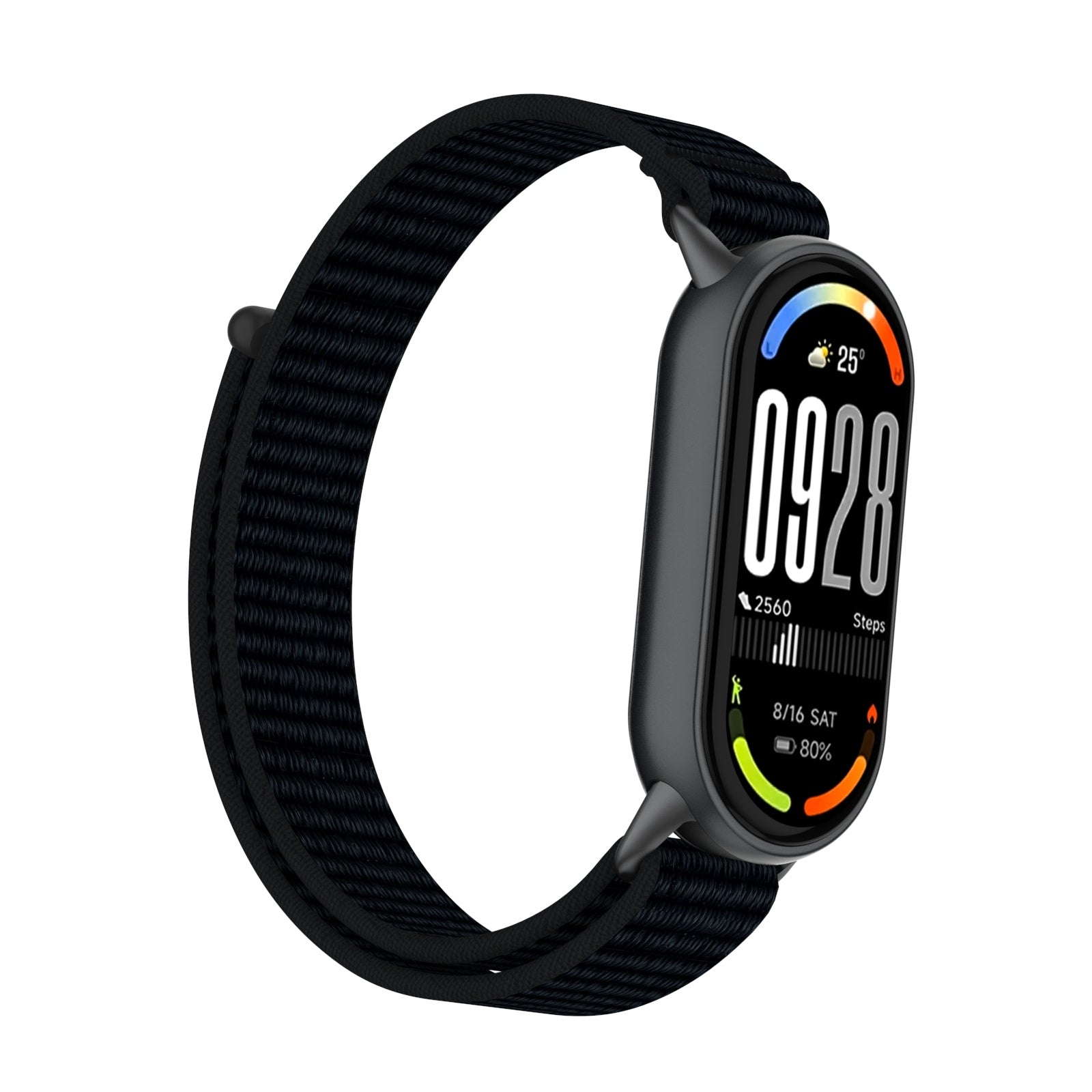 Correa nylon moderna Xiaomi Smart Band 8 (negro)