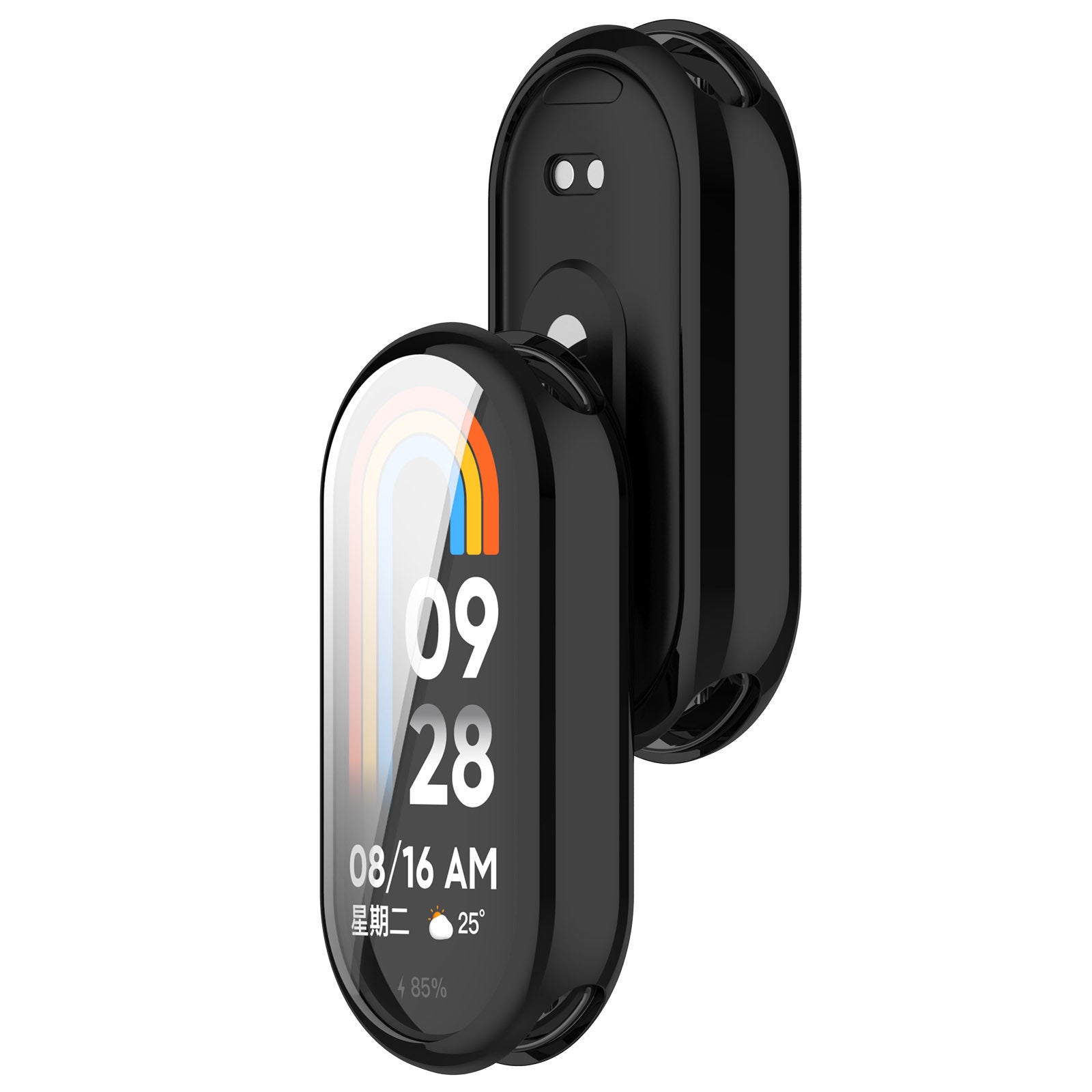Funda TPU Xiaomi Smart Band 10 (negro)