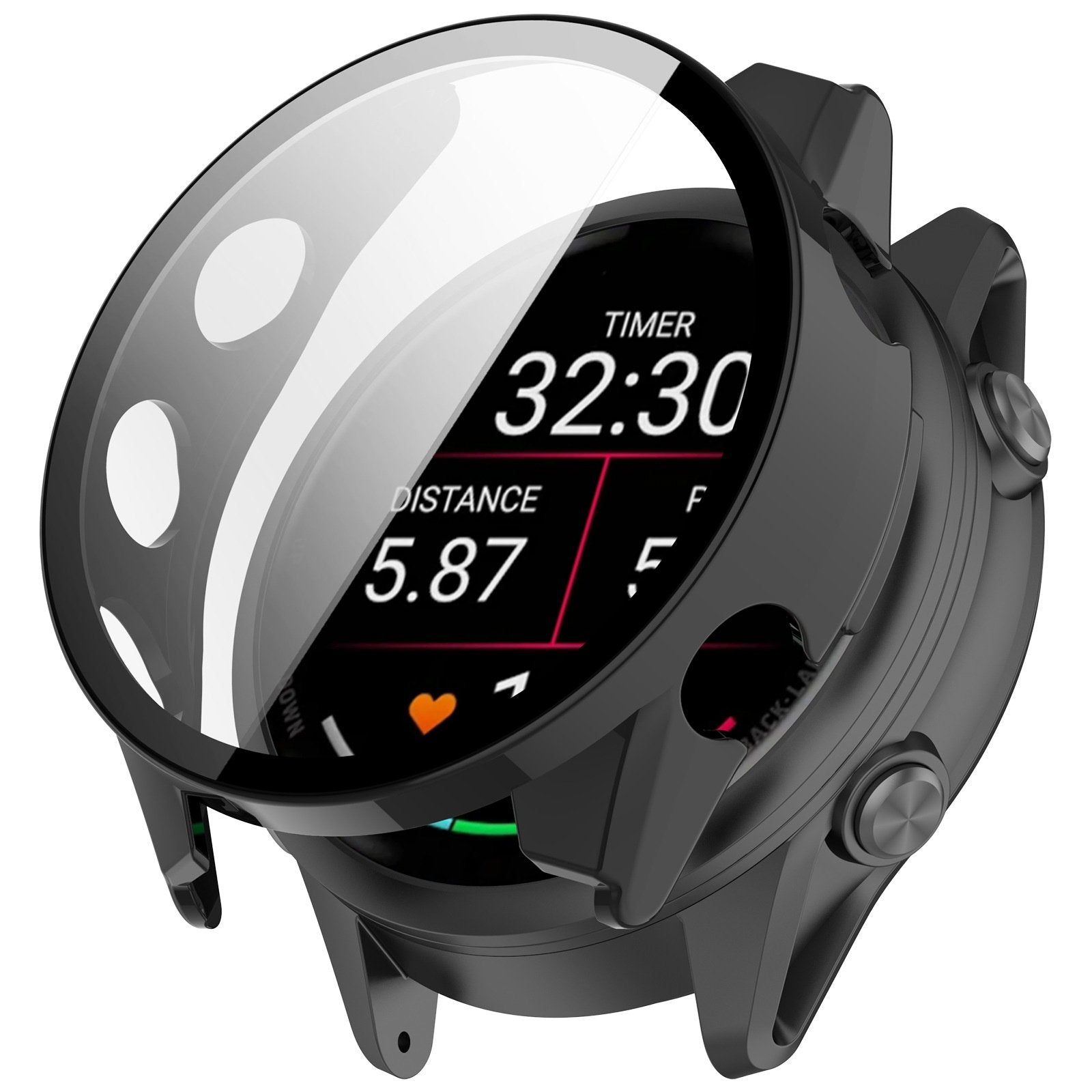 Garmin Forerunner 570 - 42mm Hard Case with Glass (Black)