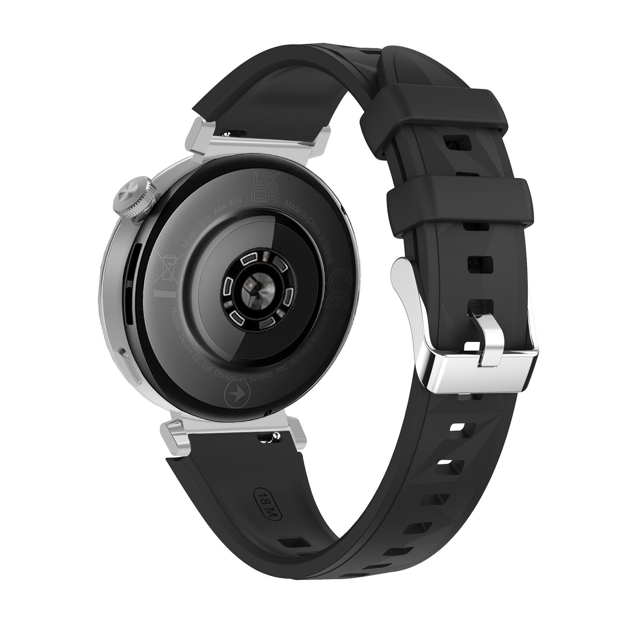 Huawei Watch GT 5 - 41mm premium silicone band (zwart)