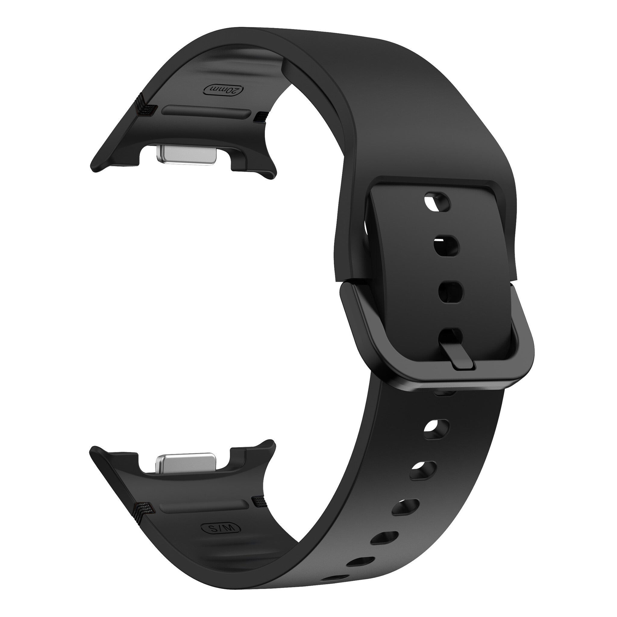 Samsung Galaxy Watch 8 - 44mm Silicone Strap (Black)