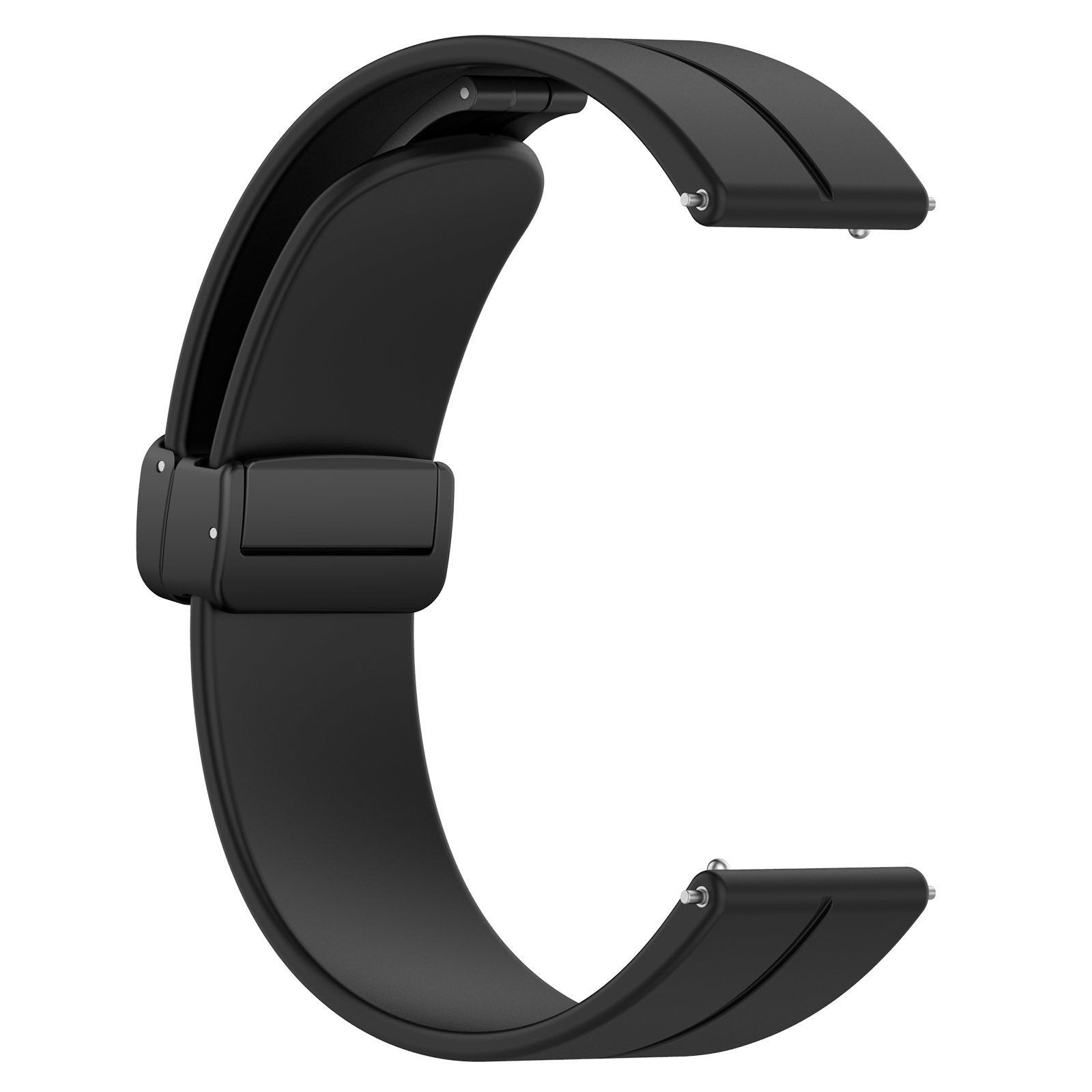 Suunto 9 Peak Pro D-Buckle Silicone Strap (Black)