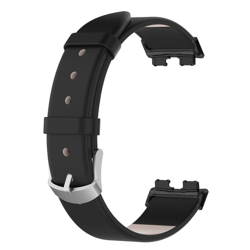 Correa cuero Huawei Band 10 (negra)