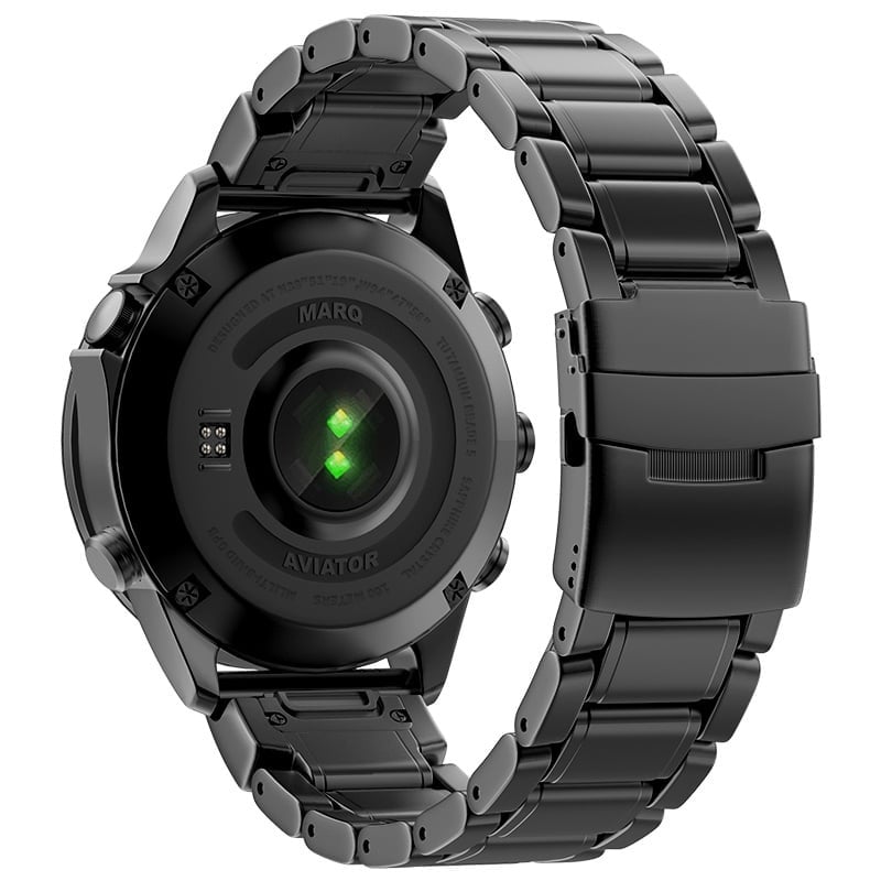 Correa titanio Premium Garmin Quatix 3 / 6x / 7x Solar (negro)