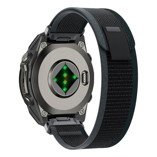 Correa trail loop premium Garmin Instinct 3 - 45mm (negro/verde)