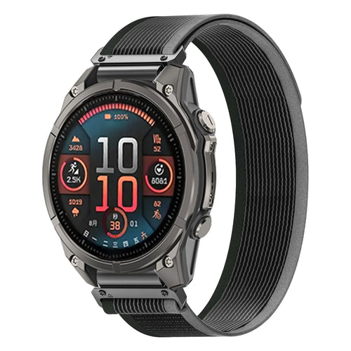Garmin Fenix 7s Premium Trail Loop Armband (Schwarz/Grün)