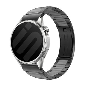 Gard Pro Health Smartwatch 2+ 'One Push' Steel Hybrid Strap (Black/Grey)