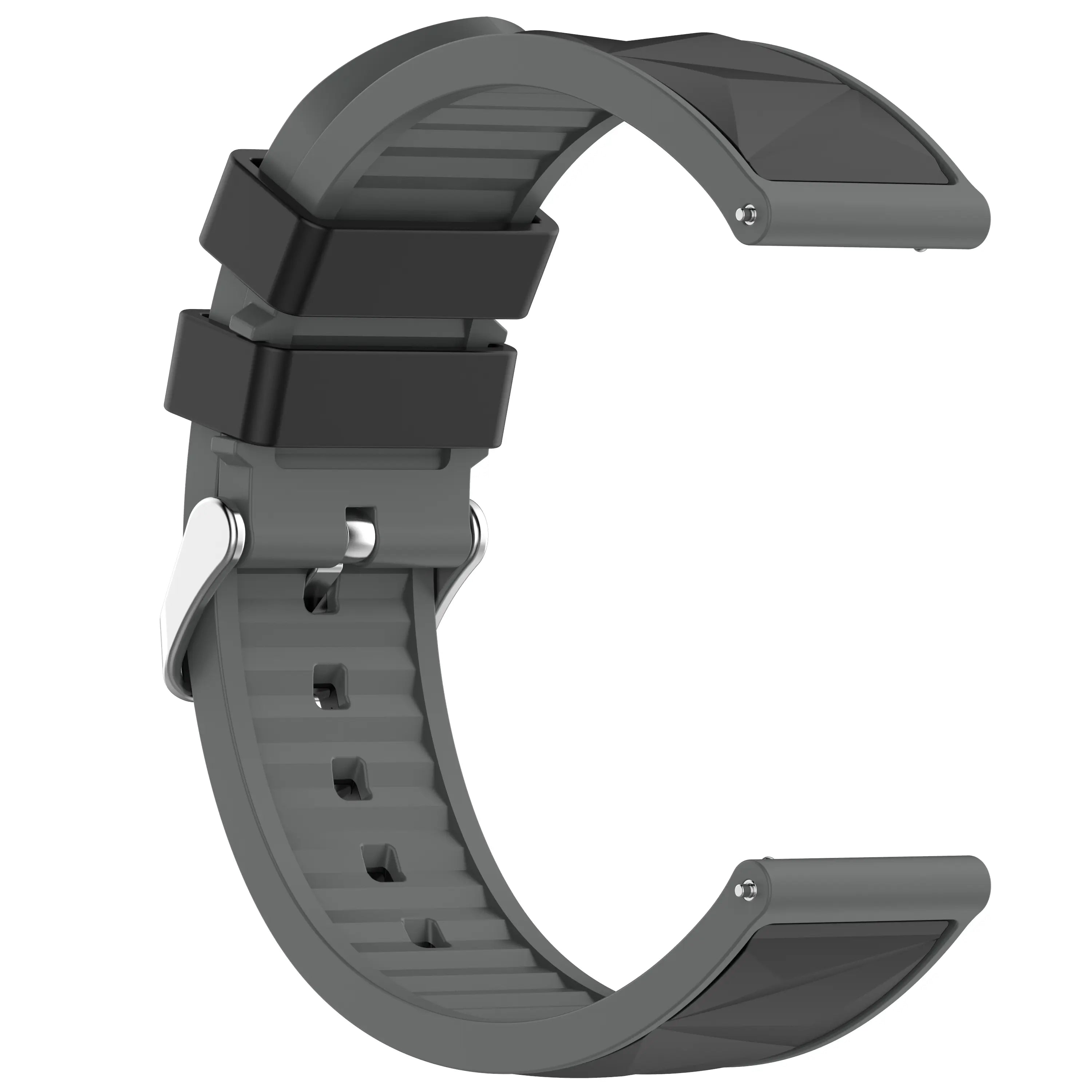 Withings ScanWatch Nova Diamond Sport Strap (Black/Grey)