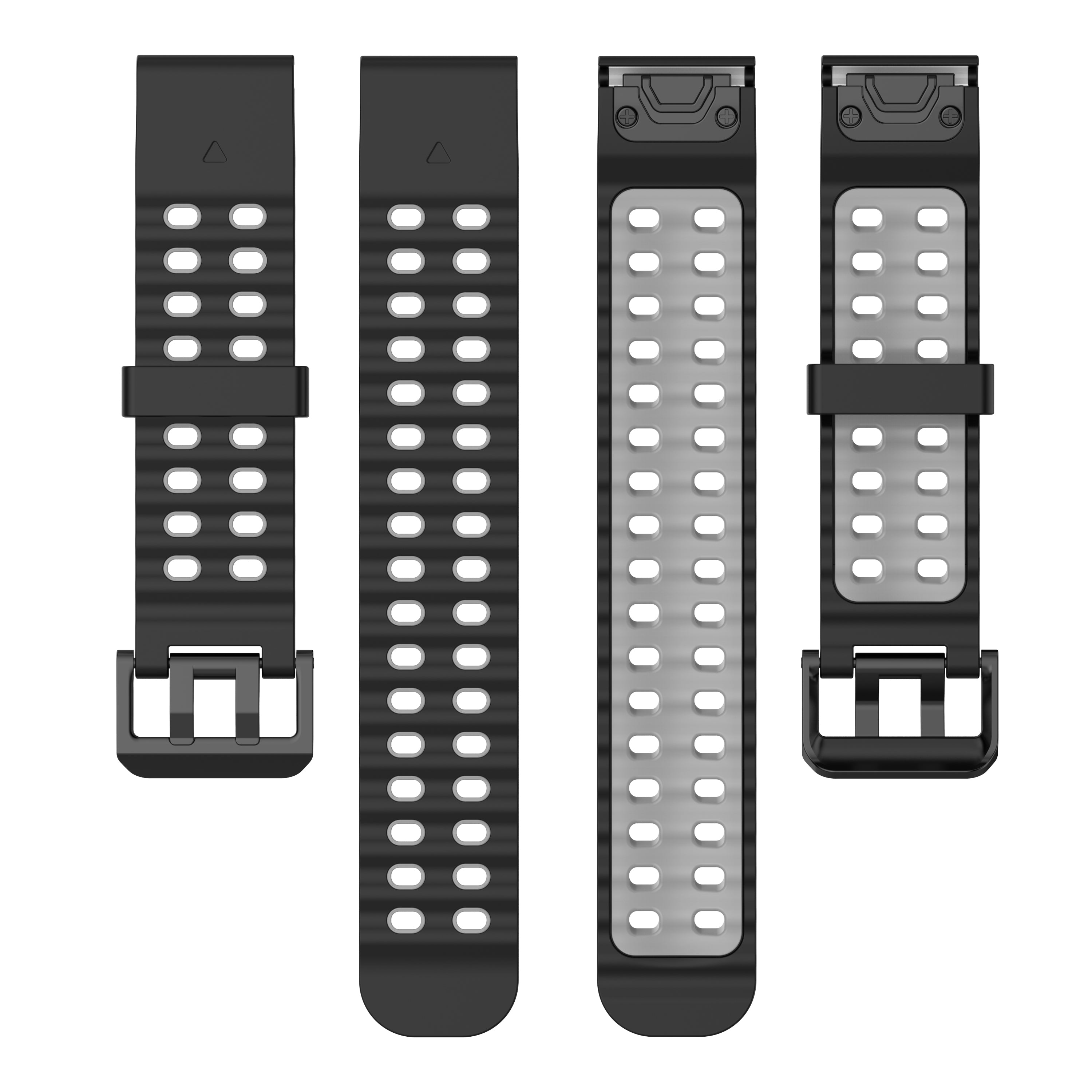 Garmin Tactix 7 Wave Sport Strap (Black/Grey)