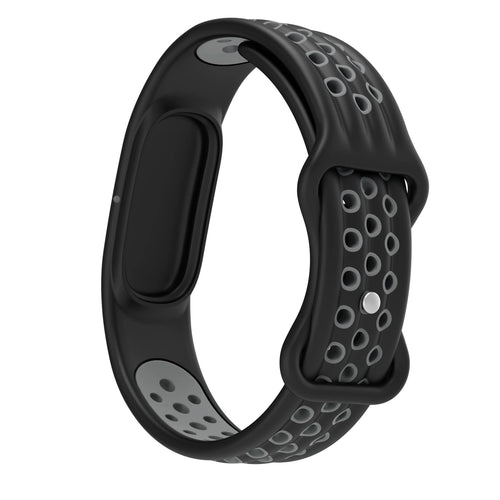 Silicone Sport Strap, black/grey