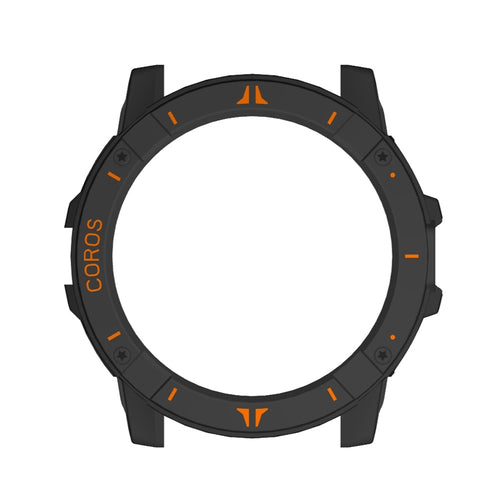 Coros Vertix 2s Hartschale-Hülle (Schwarz-Orange)