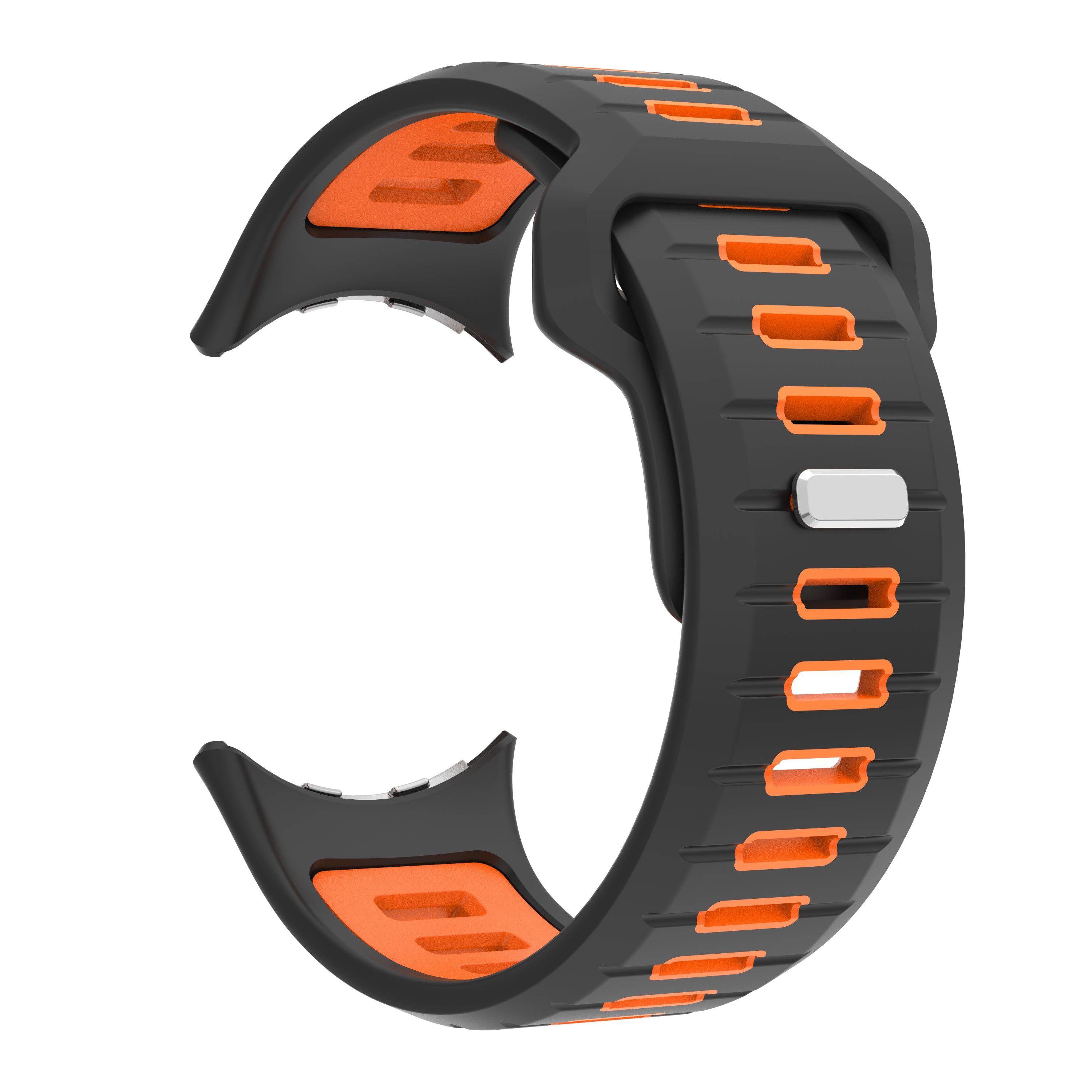 Correa deportiva Outdoor Google Pixel Watch 4 - 45mm (negro/naranja)