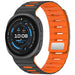 Samsung Galaxy Watch 8 - 44mm magnetisch siliconen bandje (zwart/oranje)