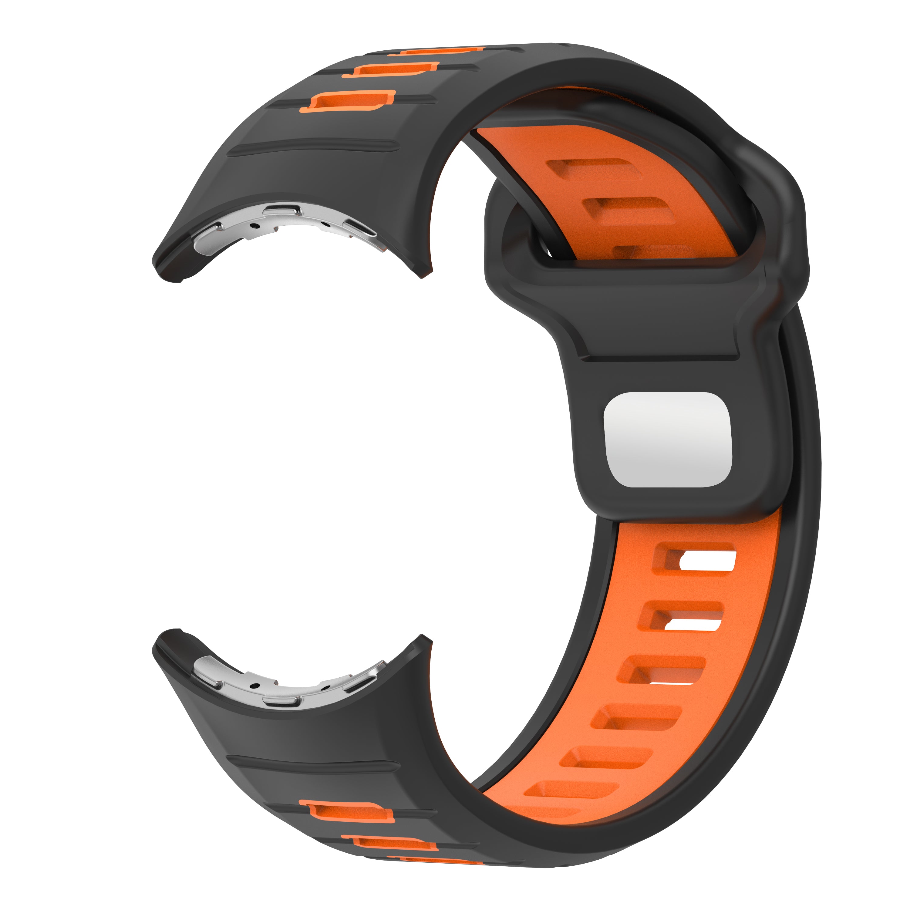 Correa deportiva Outdoor Google Pixel Watch 4 - 45mm (negro/naranja)