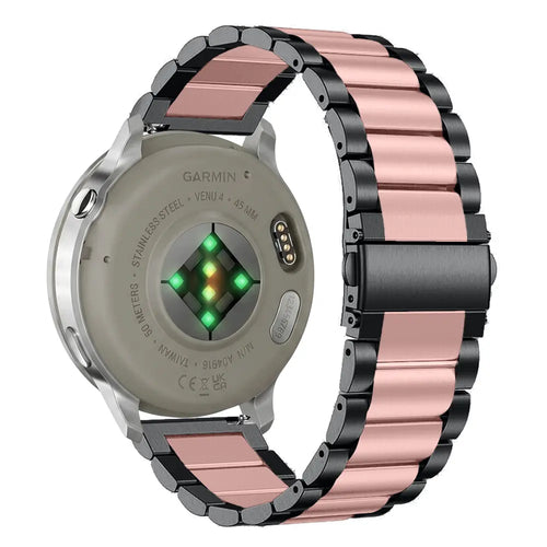 Garmin Forerunner 70 Stahlarmband (Schwarz/Rosa)