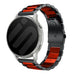 Garmin Forerunner 70 Stahlarmband (Schwarz/Rot)