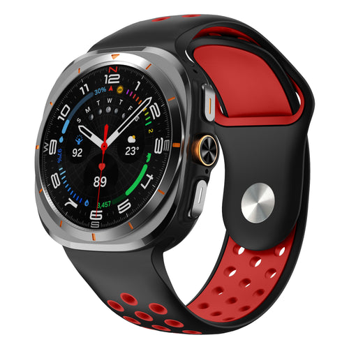 Samsung Galaxy Watch Ultra sport band (zwart/rood)