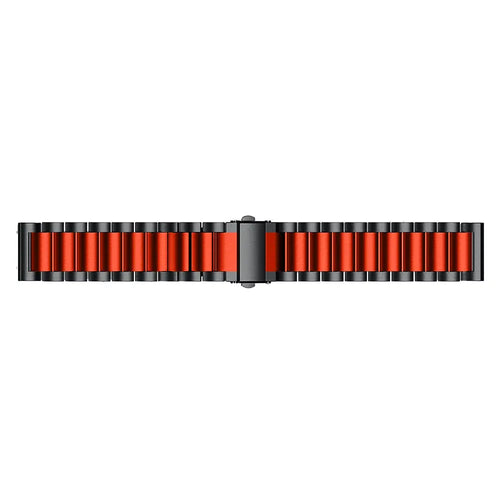 Garmin Forerunner 70 Stahlarmband (Schwarz/Rot)