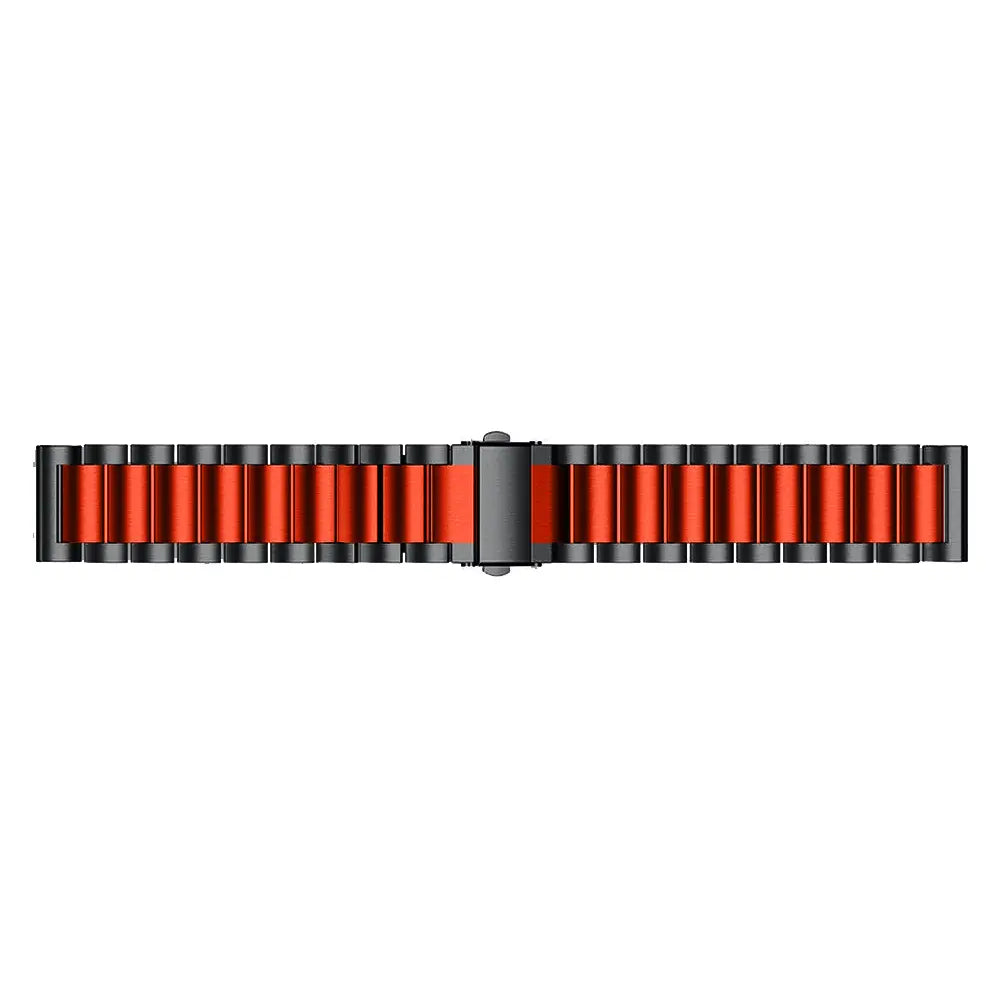 Garmin Forerunner 70 Stahlarmband (Schwarz/Rot)