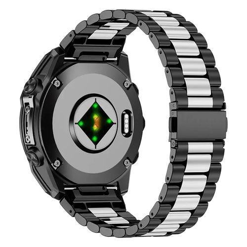 Garmin Quatix 8 - 51mm Premium Steel Strap (Black/Silver)