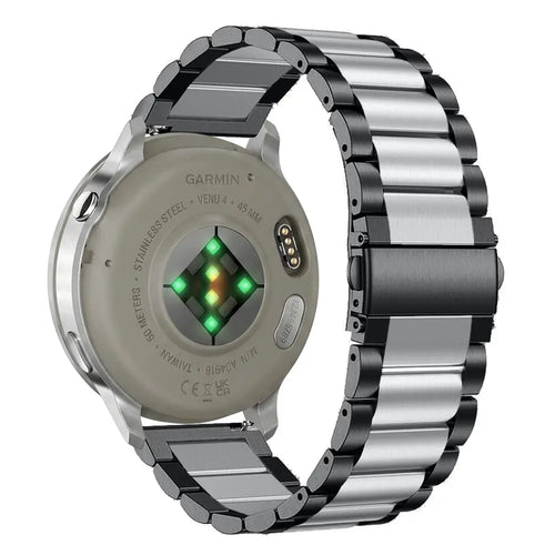 Garmin Forerunner 70 Stahlarmband (Schwarz/Silber)