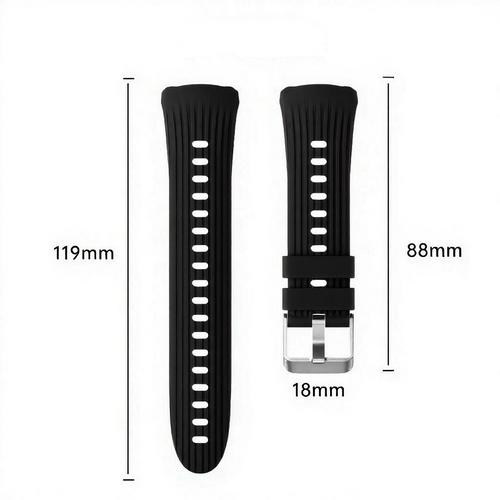 Huawei Watch 5 - 46mm Silicone Strap 'Perfect Fit' (Black)