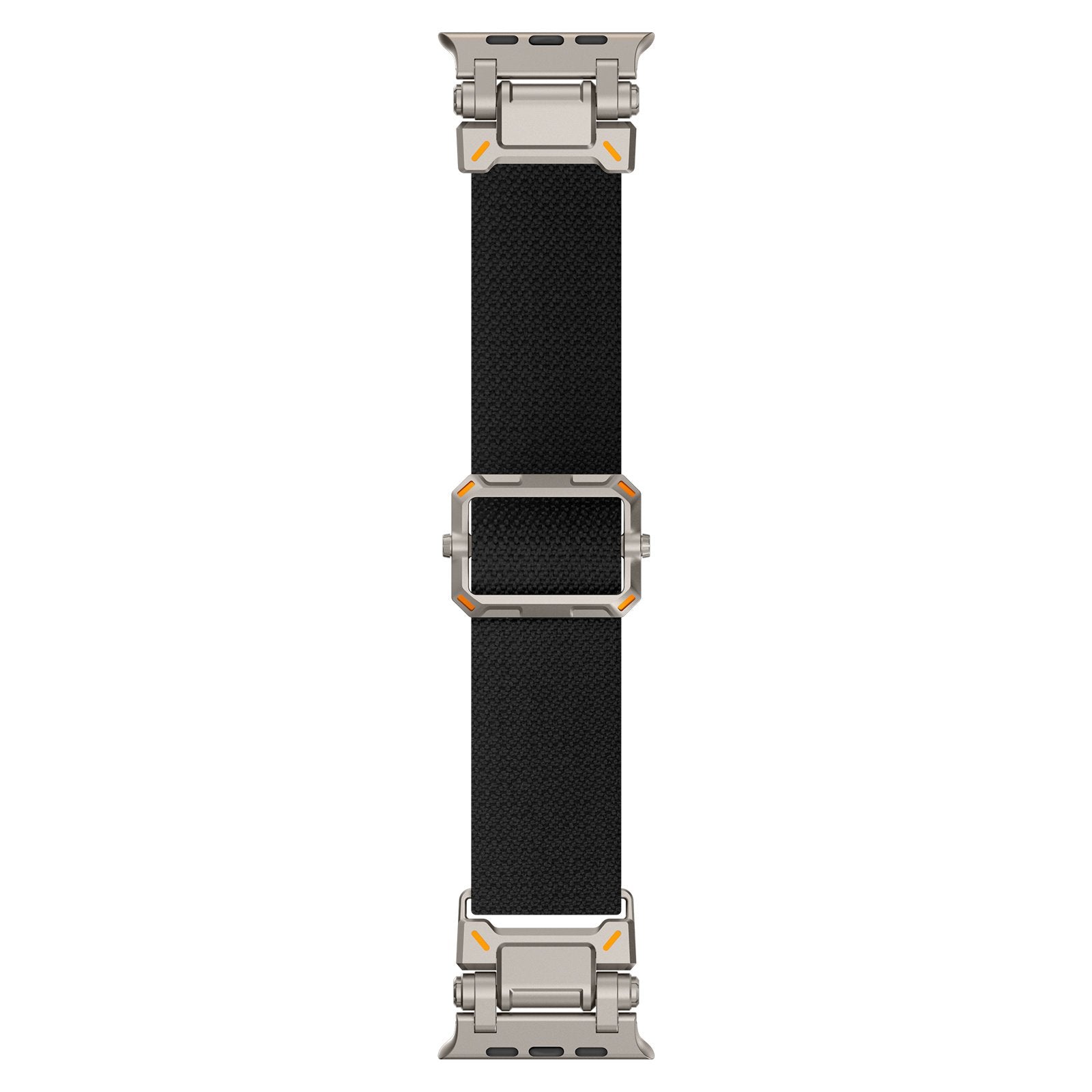 Correa poliéster 'Explorer' Apple Watch (negro/titanio)