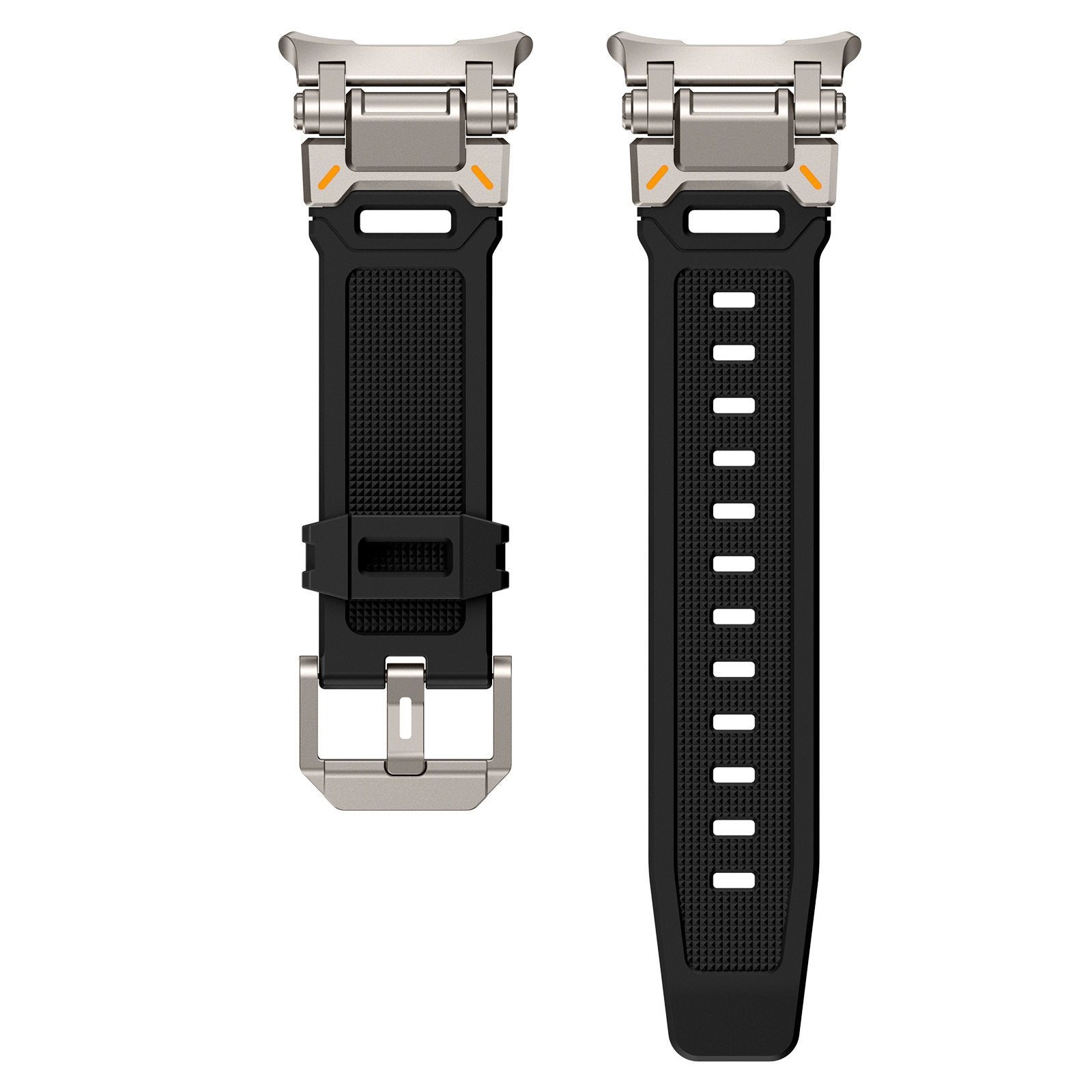 Samsung Galaxy Watch Ultra 'Explorer' TPU Strap (Black with Titanium)