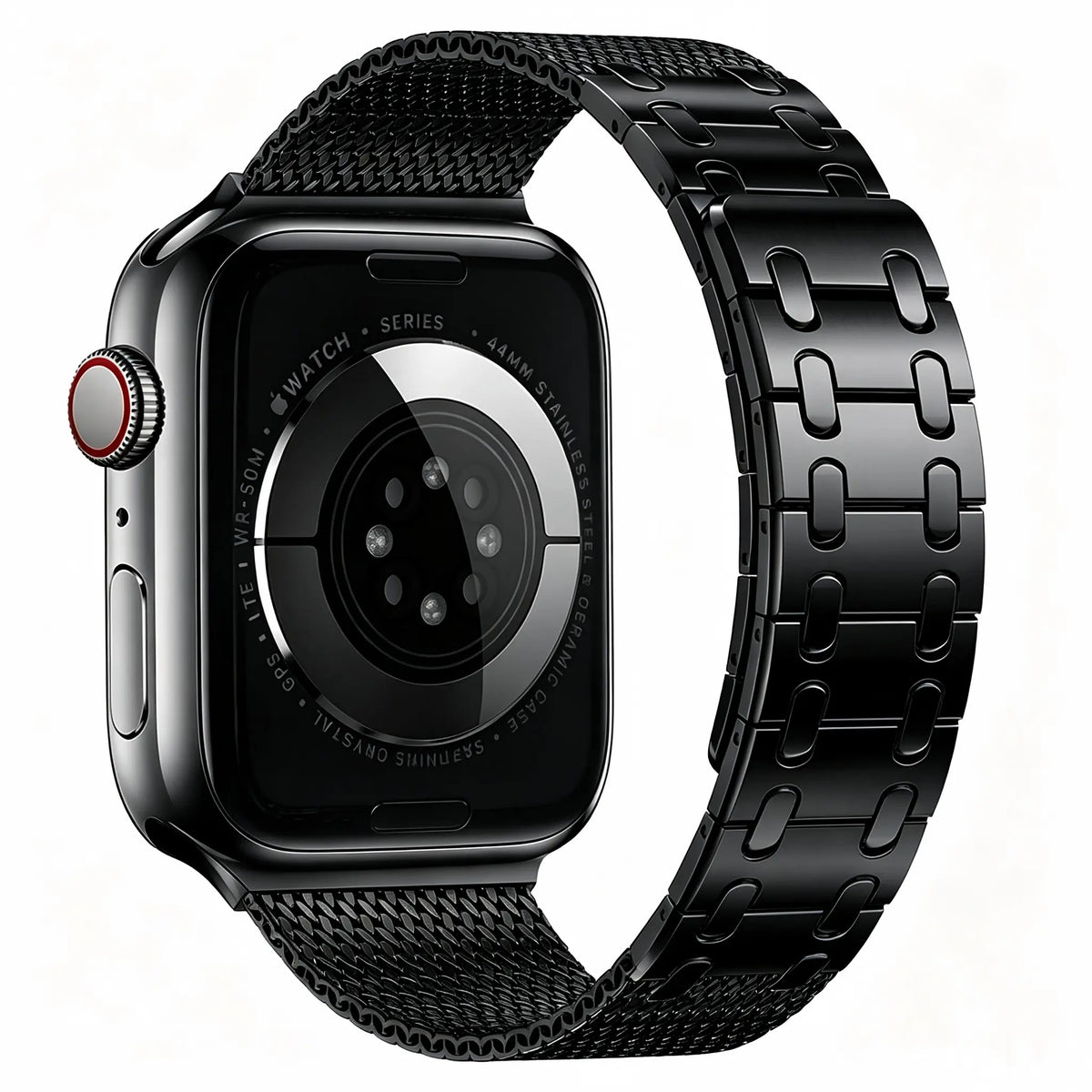 Apple Watch Solides Milanese Armband (Schwarz)
